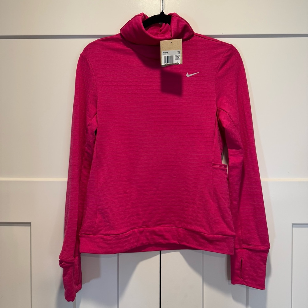 NWT Nike Pink Thermal Fit Elements Pullover Hoodie Size XS